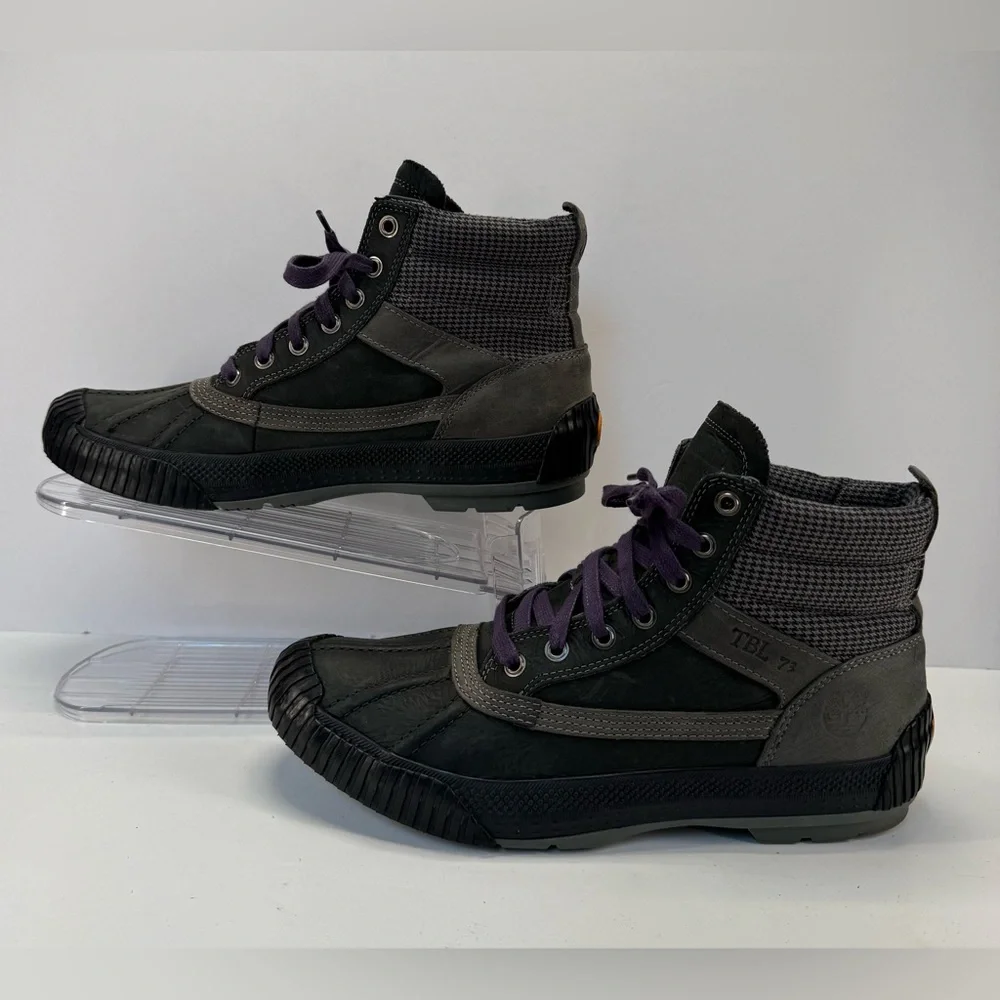 Men's Waterproof Timberland GSR High-Top duck Boots with Smartwool liner size 10